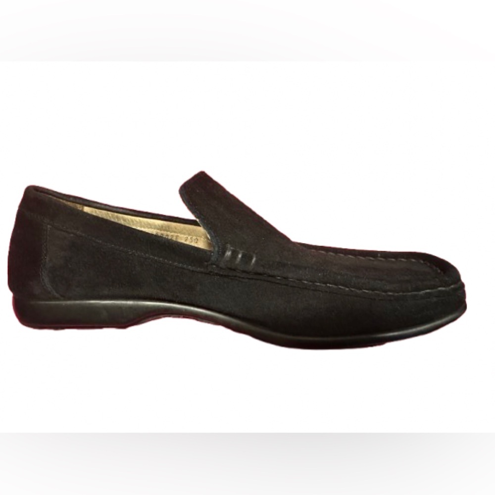Black Suede Loafers Size 8 Women’s Like New - Picture 5 of 10